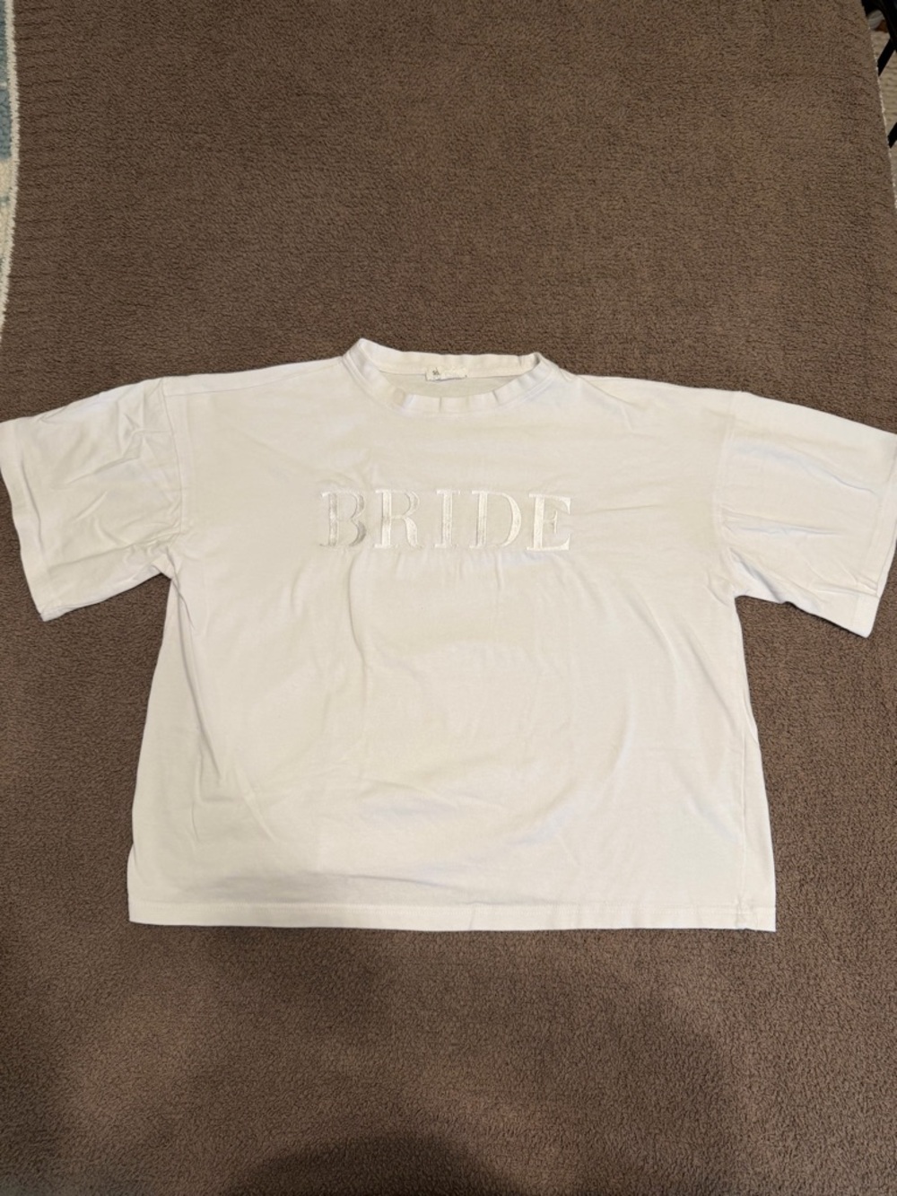 Six Stories 'BRIDE' Embroidered Tee